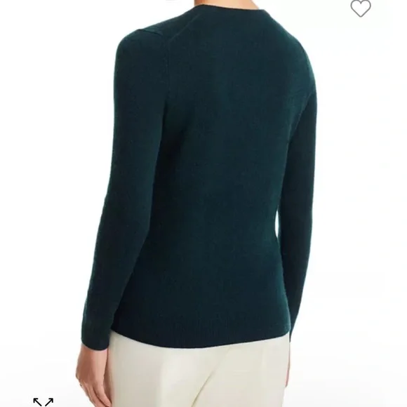 NWT - C by Bloomingdale’s Women’s Cashmere Crewneck Sweater - Picture 10 of 11